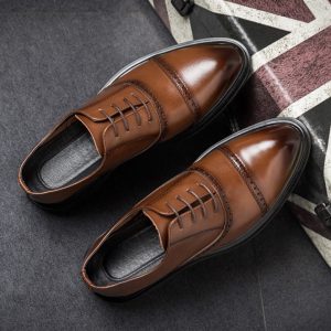 Giày Âu nam Oxfords cao cấp da thật
